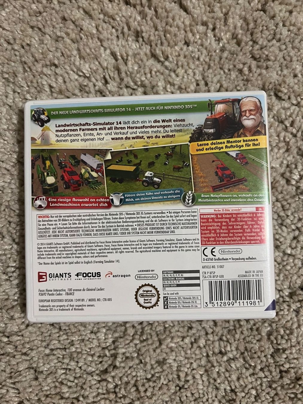 Nintendo Spiele: Landwirtschafts-Simulator 14 Nintendo 3DS – Gebraucht aus Winkel von RiMa95 2