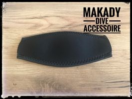 Tauchen Maskenband Haarschutz Neopren Schwarz Nr 207