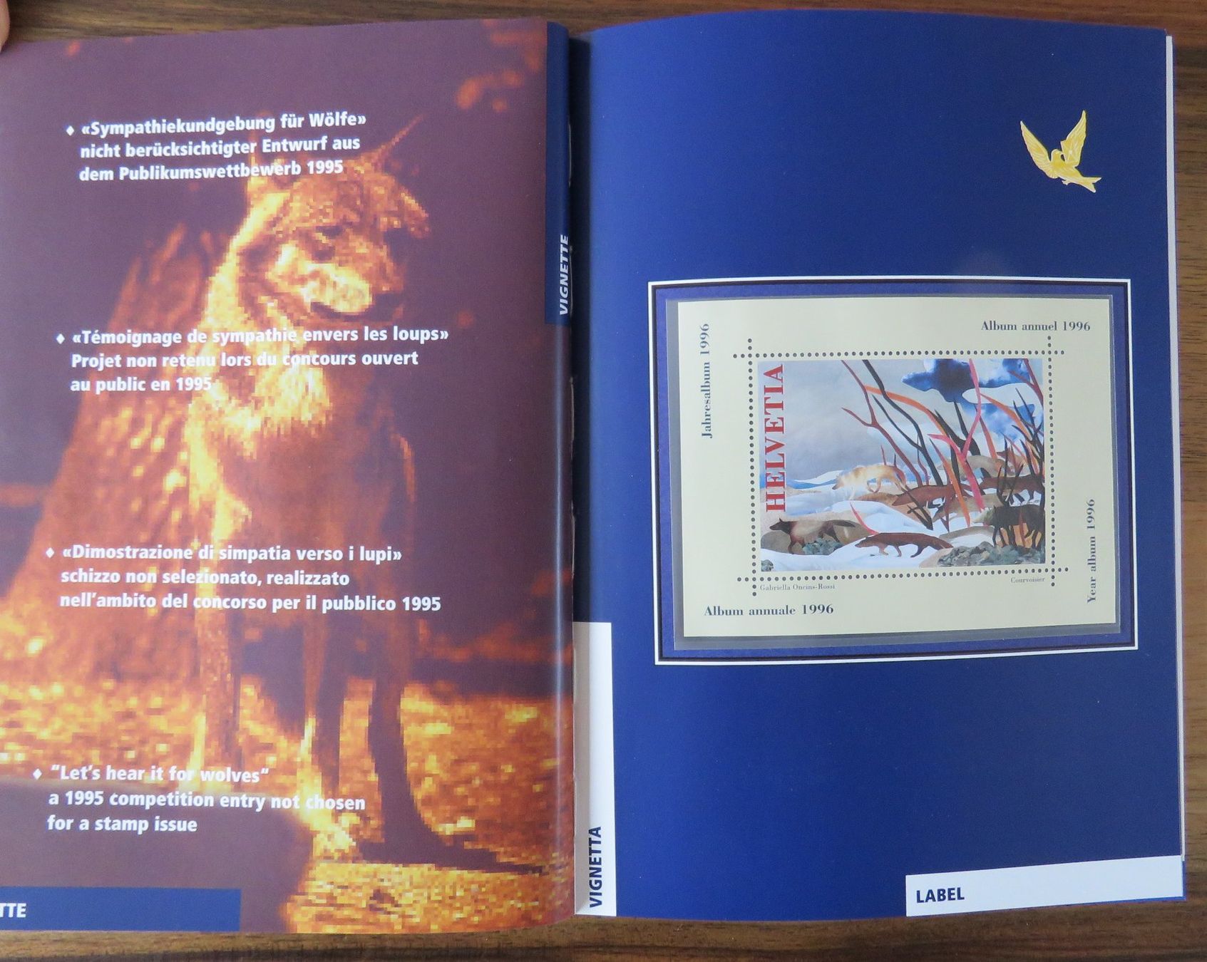 Tutti i francobolli: 1996 PTT Jahrbuch gestempelt – Usato da Kreuzlingen venduto da Koi4 1