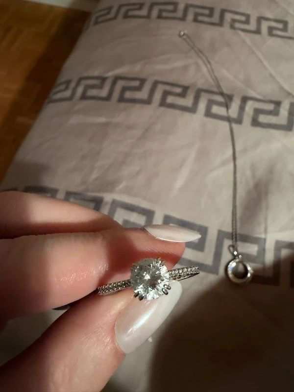 Swarovski Anelli: Ring Swarovski Silber – Usato da St. Margrethen SG venduto da gab_q2qp