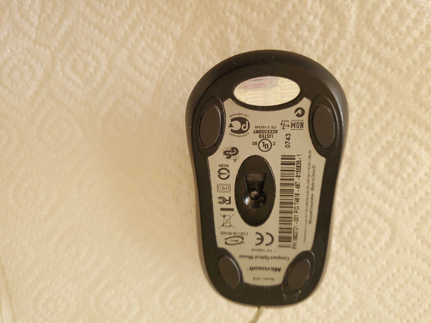 Microsoft Mouse: Microsoft USB Kabel kleine optische Maus – Nuovo (secondo la descrizione) da Unterägeri venduto da ani_pn8n 4