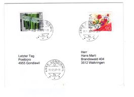 Letztagsbrief:  Poststelle 4955 GONDISWIL