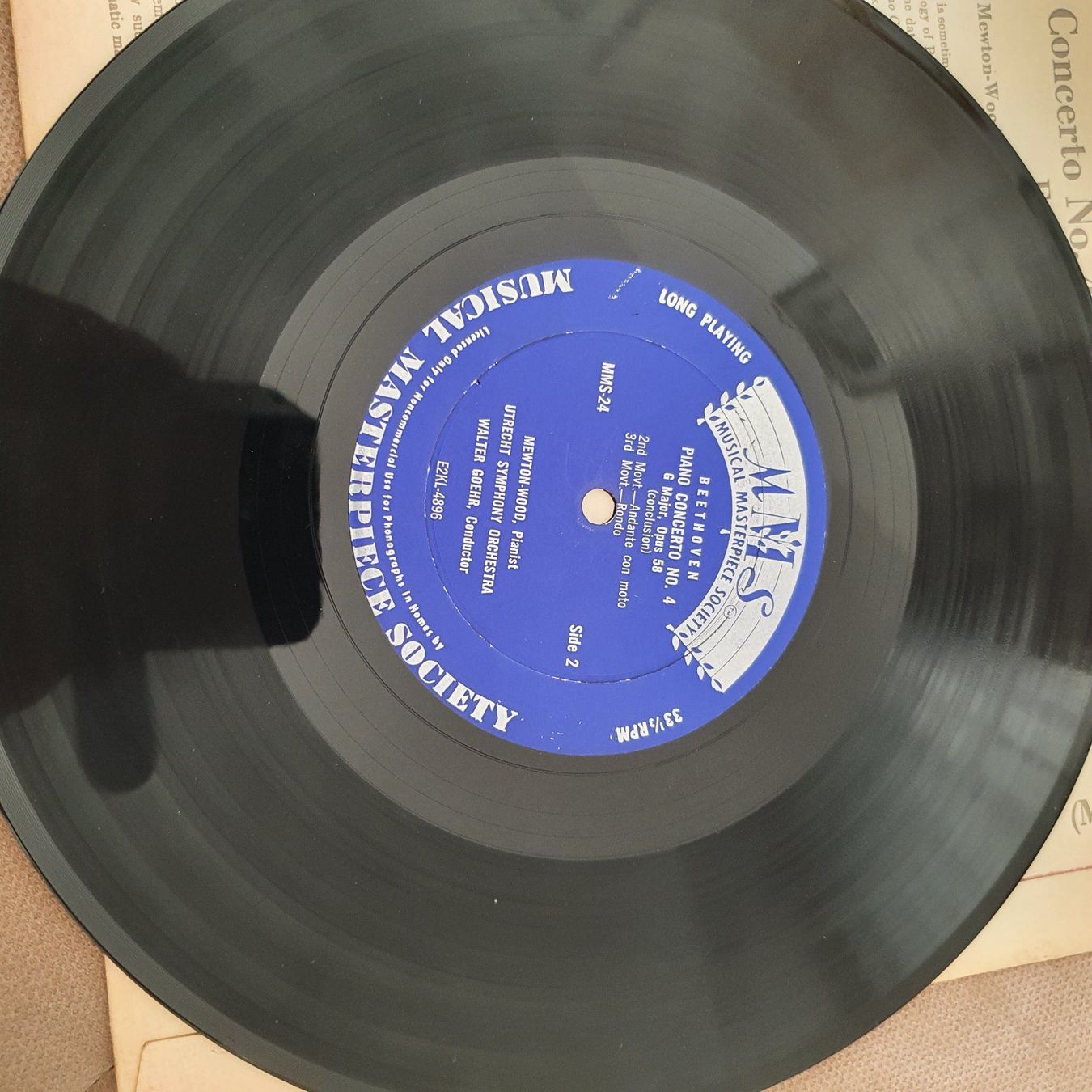 Dischi in vinile: Beethoven Concerto Nr. 4 LP – Usato da Chur venduto da BettinaOlczyk 2
