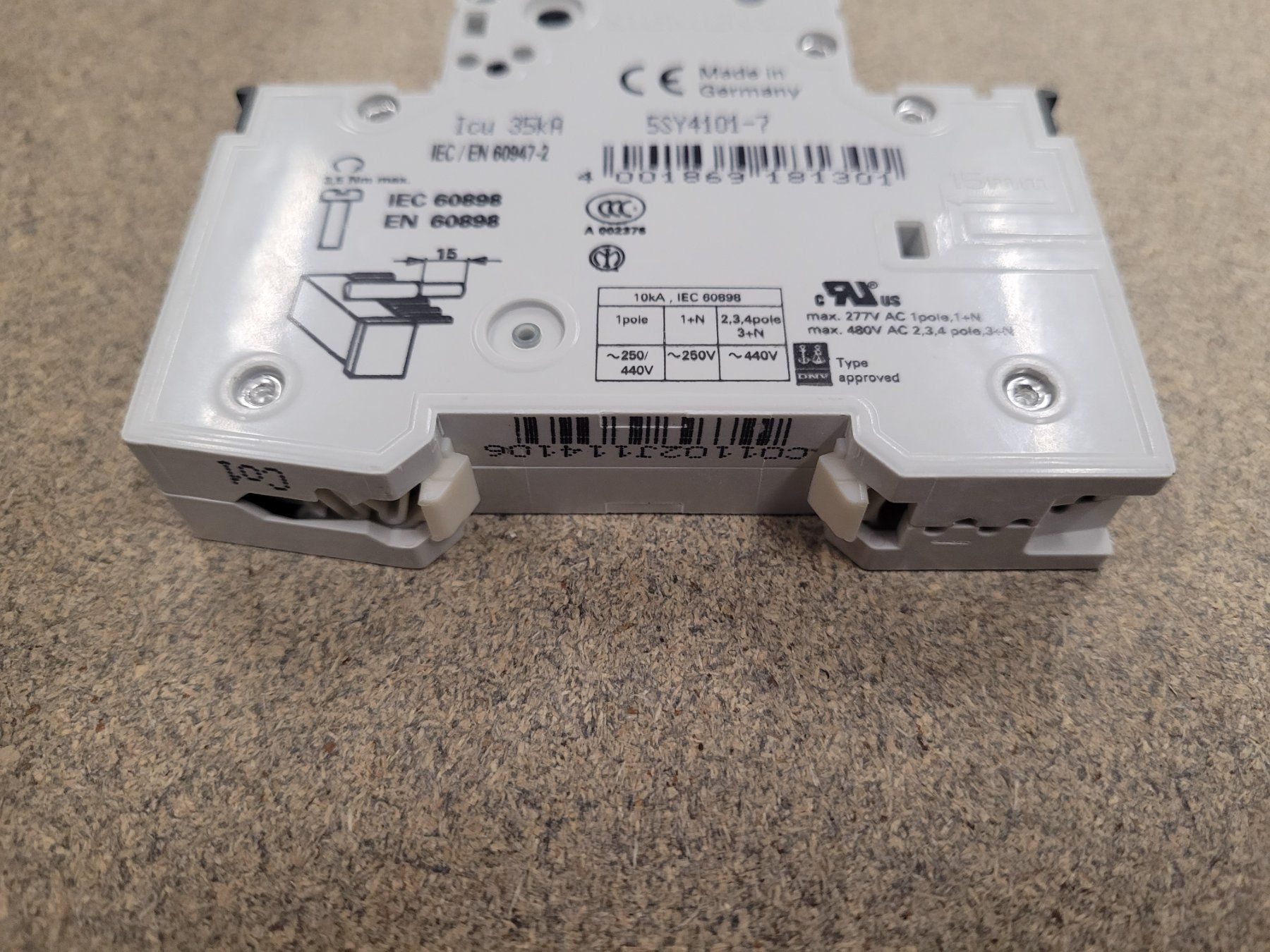 Siemens Interruttori: Siemens SSY41 MCB C1 Sicherungsautomat – Usato da Vitznau venduto da Vitznau84 3