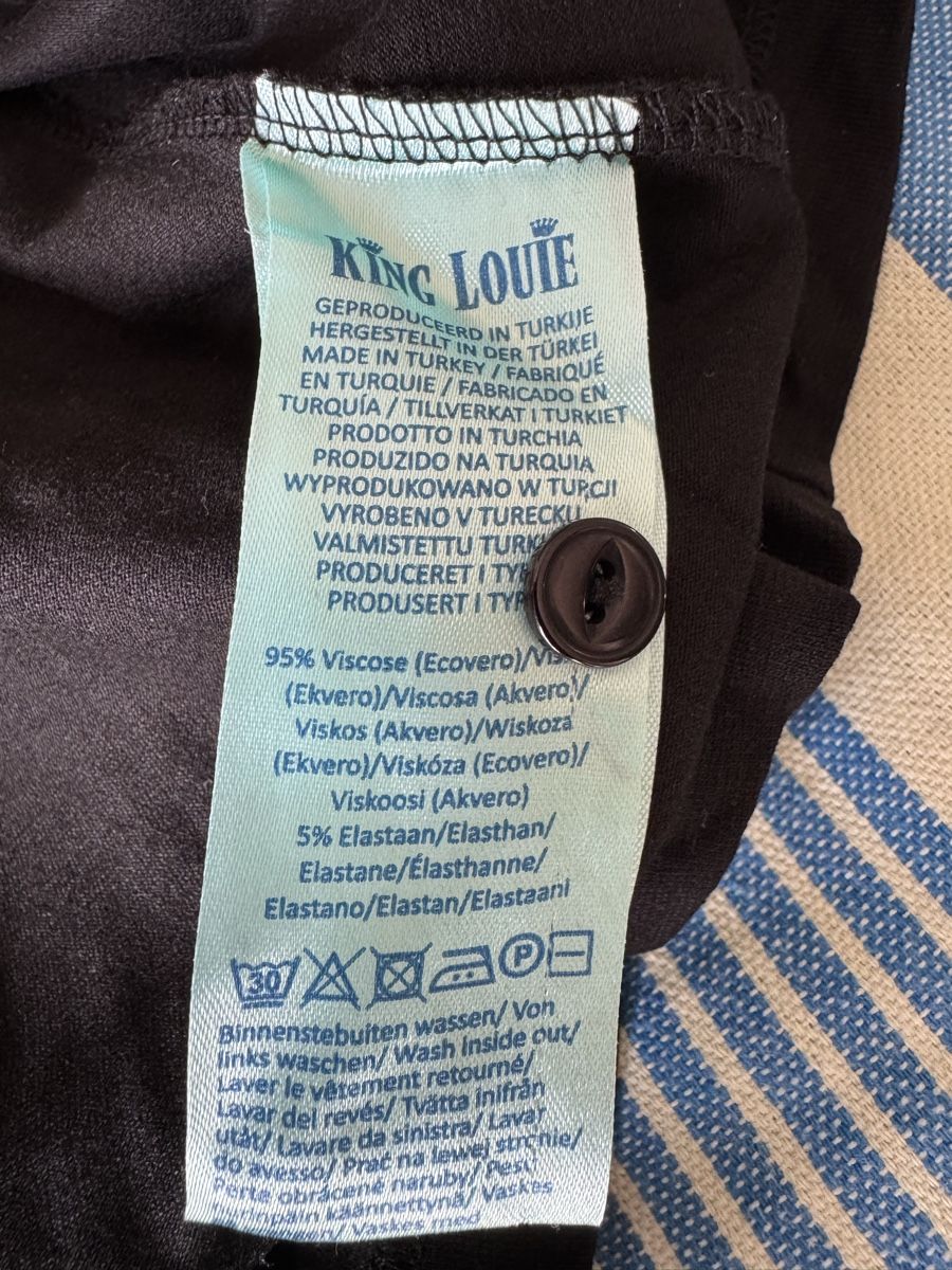 King Louie Robes: King Louie Kleid, schwarz, Gr. S – D'occasion à Solothurn par coko01 2