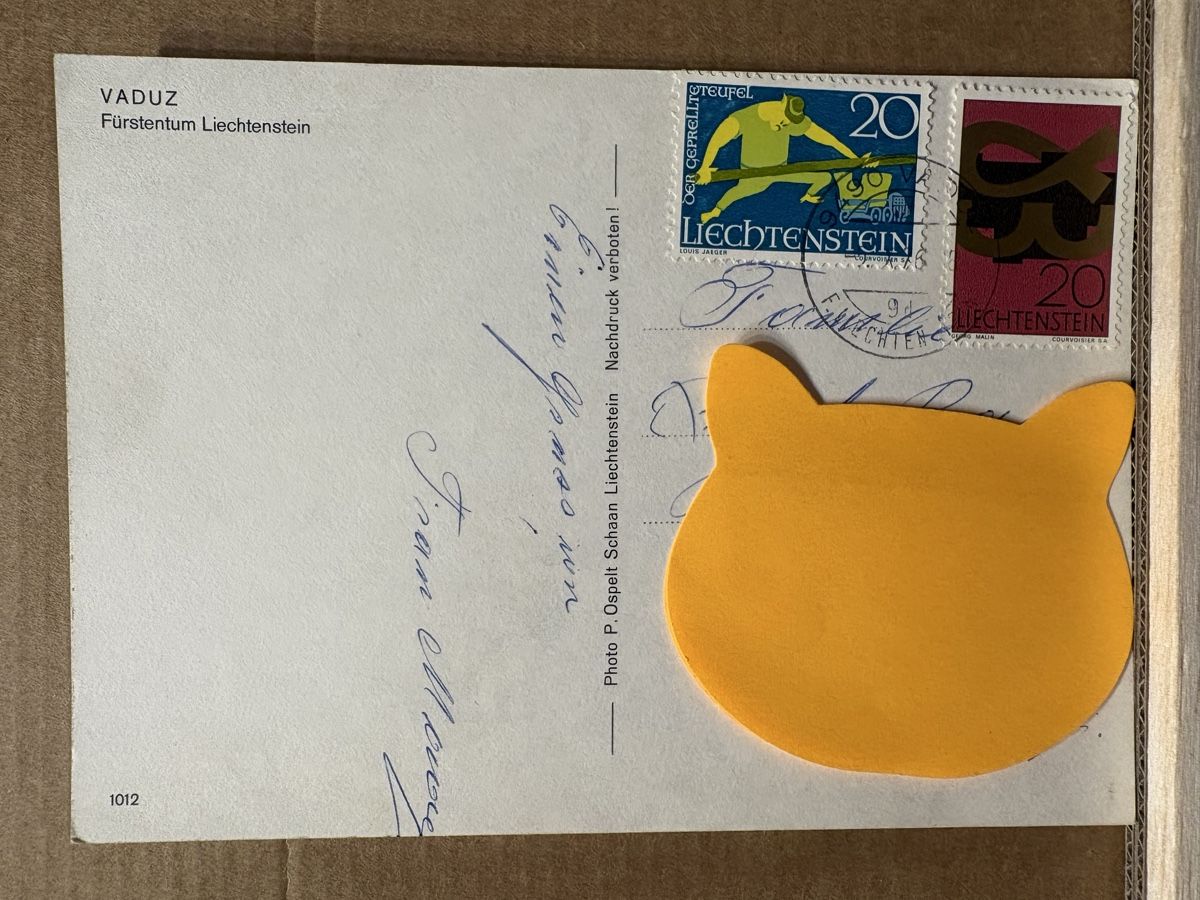 Cartoline postali: AK von Vaduz – Usato da Rümlang venduto da Kartenpost1 1