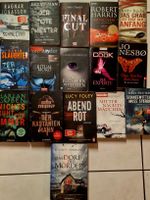 16 Krimi Thriller Bücherpaket
