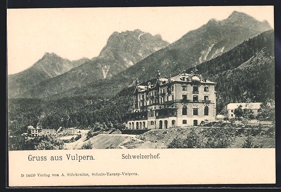 Cartes postales: AK Vulpera, Schweizerhof – D'occasion à Berlin par bartko-reher