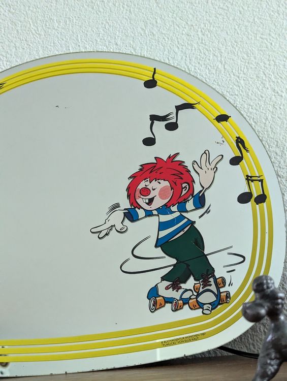 Specchi: Vintage Pumuckl Spiegel 1987 – Selten & Rarität – Usato da Erlinsbach SO venduto da Meytalien 6