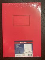 Schreibheft Doppelpack, A4 kariert 5mm, rot neu + ovp