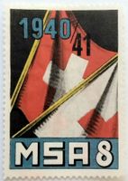 Soldatenmarke 2.WK, Militär San Anstalt 8, Aufdr, Wi San 66