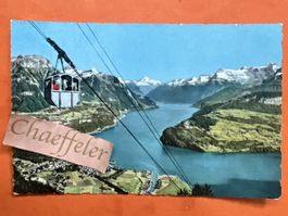 Ansichtskarte Luftseilbahn Brunnen-Urmiberg Vierwaldstätters