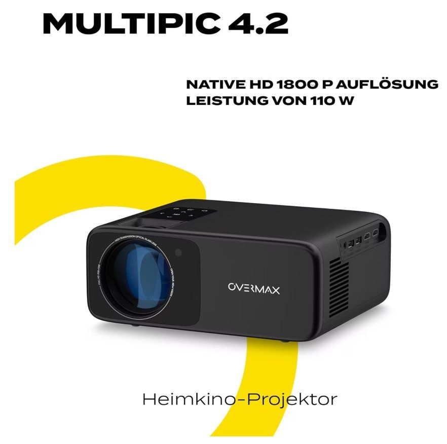Proiettori: Overmax Multipic 4.2 Full HD, 300 lm Projektor – Usato da Münsingen venduto da helifliegen 1