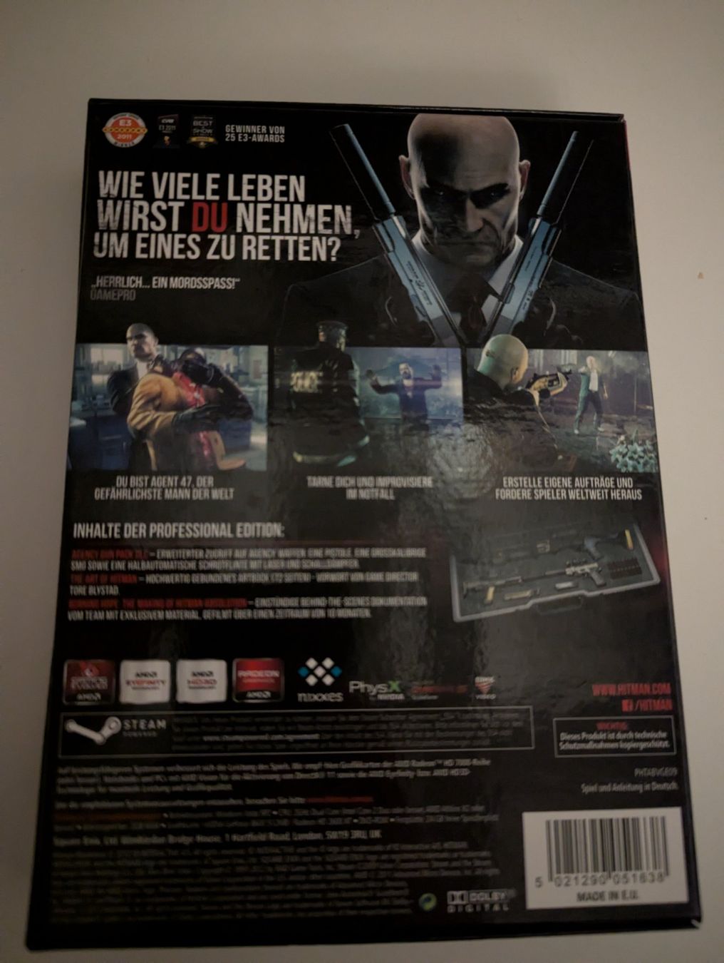 Microsoft Giochi: Hitman Absolution Professional Edition PC DVD Top – Usato da Hünenberg See venduto da SpecialEditionGaming 3
