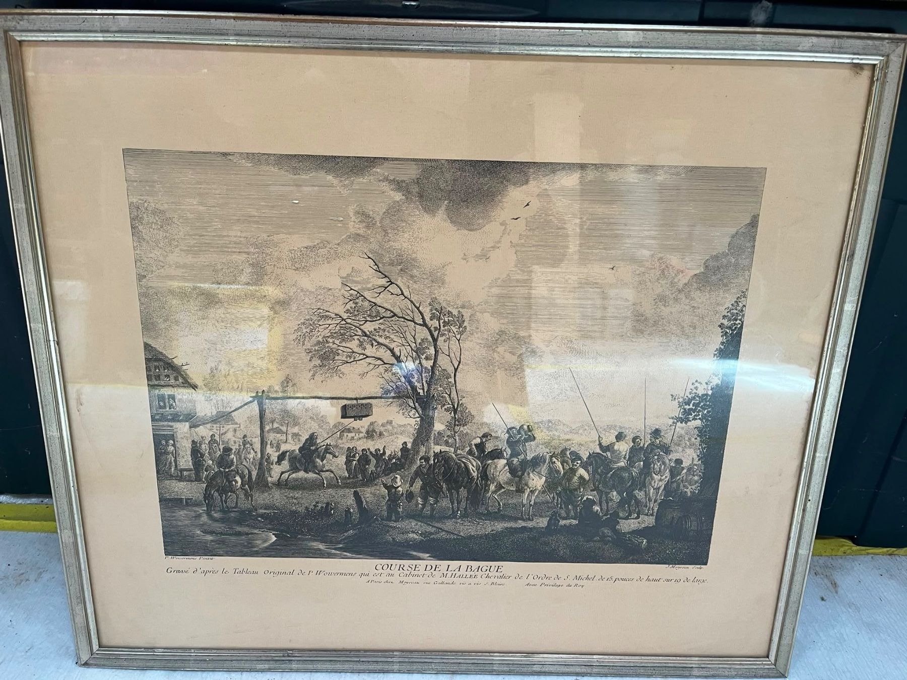 Posters & Illustrations: Bild "Course de la Bague"  60x50cm – D'occasion à Wiggen par Antoniotto