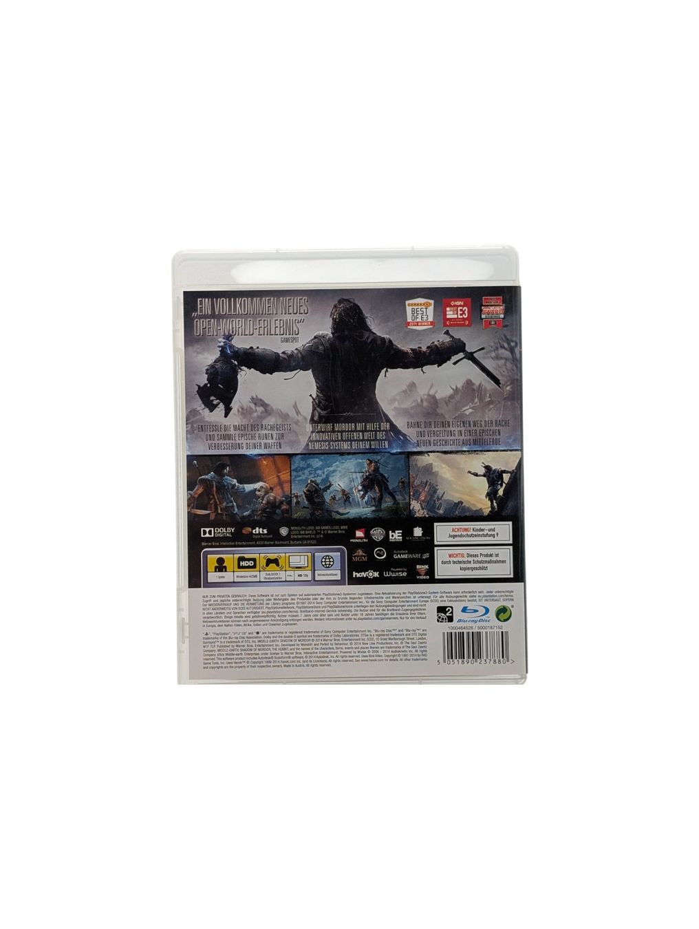 Sony Giochi: Mittelerde: Mordors Schatten  PS3 – Usato da Domat/Ems venduto da IsseldorsShop 1