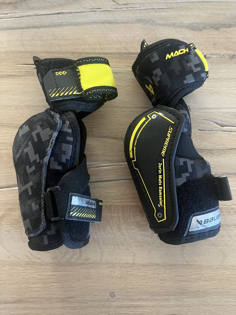 Bauer Protezioni & Imbottiture: Eishockey Ellbogenschoner – Usato da Neuendorf venduto da Goeggs01 1