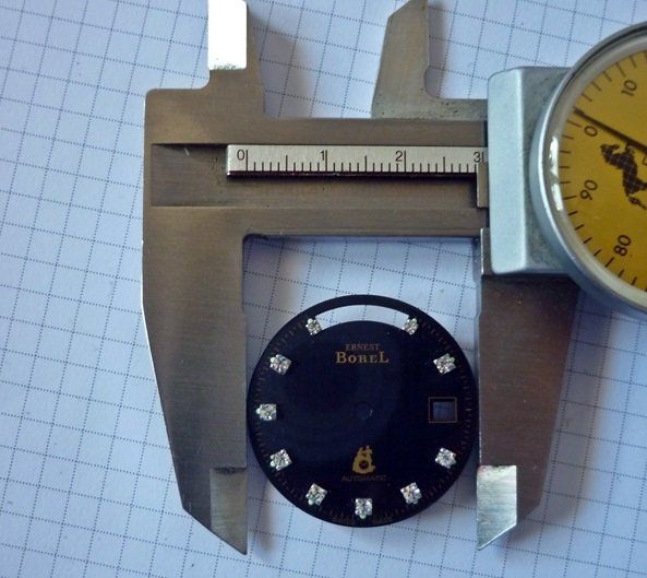 Orologi: Vintage ERNEST BOREL Automatic Zifferblatt - Black Dail – Usato da Adliswil venduto da di_hans 7