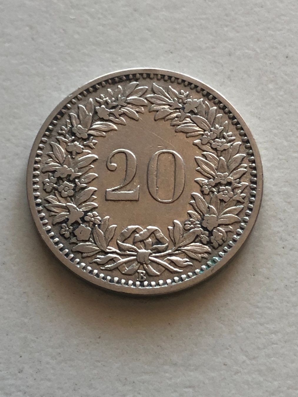 Tutti le monete: 20 Rp. 1909 – Usato da Schötz venduto da Odpa 1