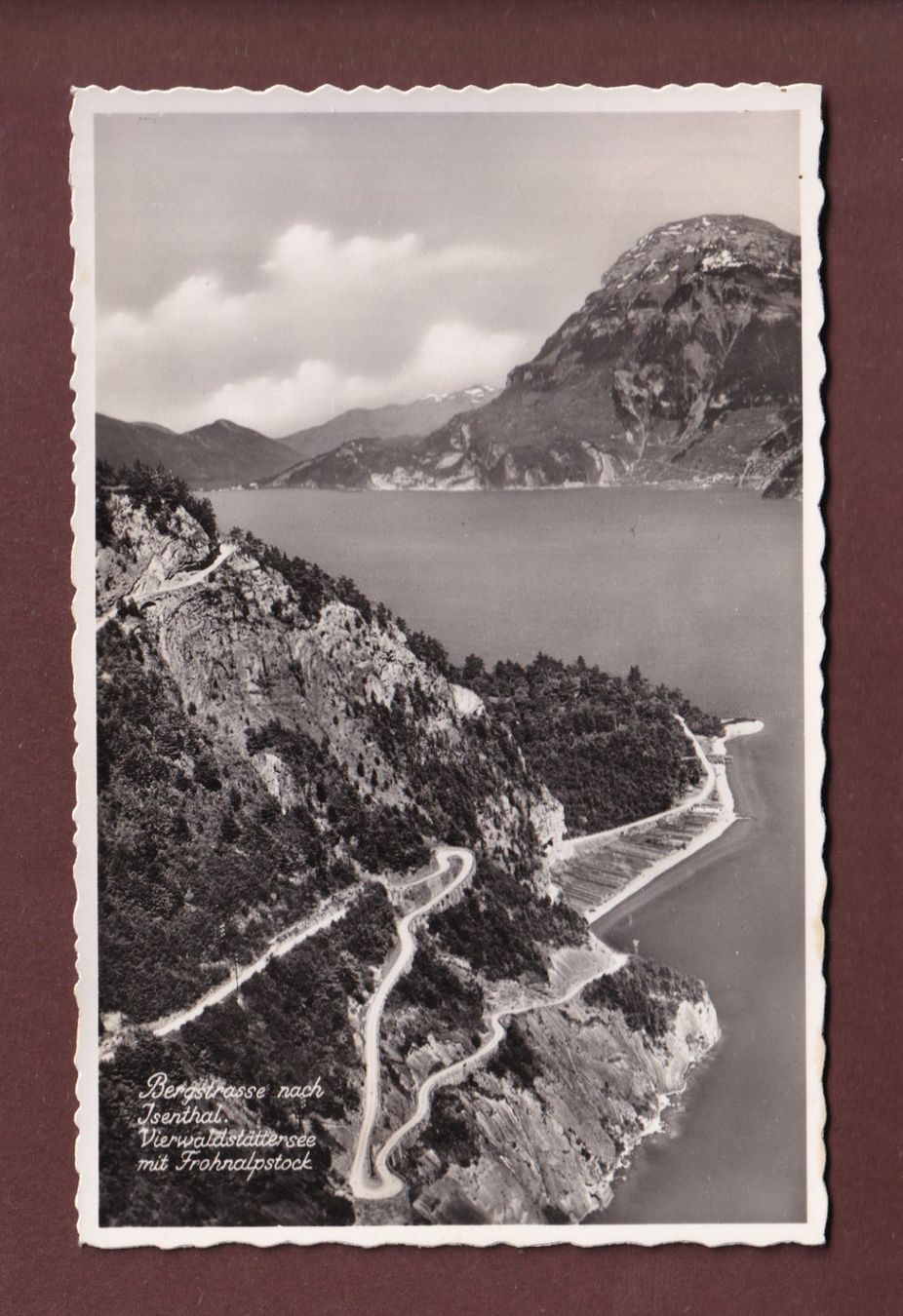 Cartoline postali: Bergstrasse nach ISENTHAL - 1947 – Usato da Pully venduto da nicecards-shop