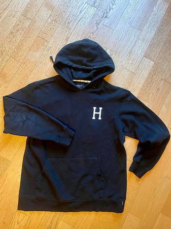 HUF Hoodie/Kapuzenpulli Gr. M schwarz 