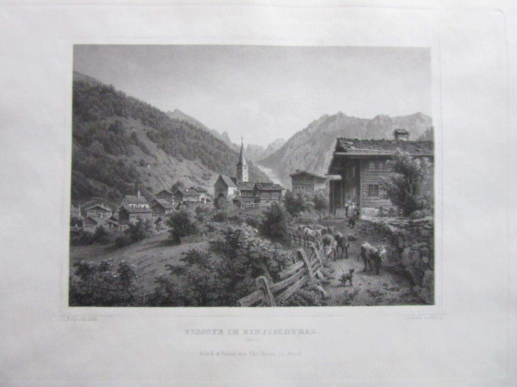 Incisioni: EIFISCHTAL STAHLSTICH – Usato da Gersau venduto da grafik-kunst 1
