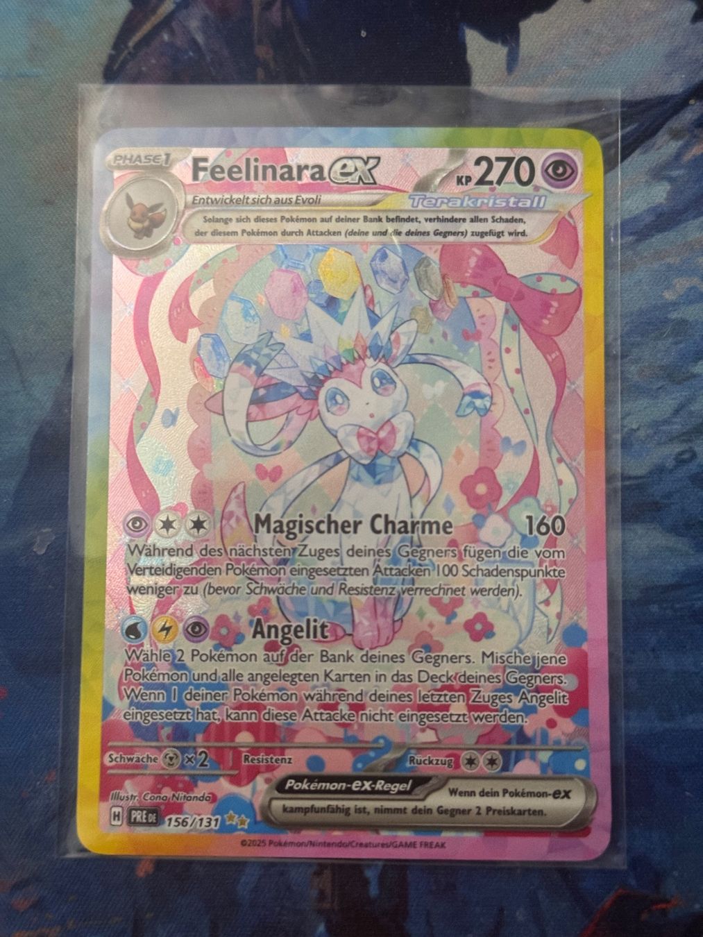 Pokémon Carte collezionabili: Felinara prismatic evolution sir mit süssem toploader – Nuovo (secondo la descrizione) da Wünnewil venduto da SaliBunny 1