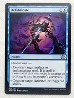 Magic the Gathering Karte: Defabricate - Selten! Sammler