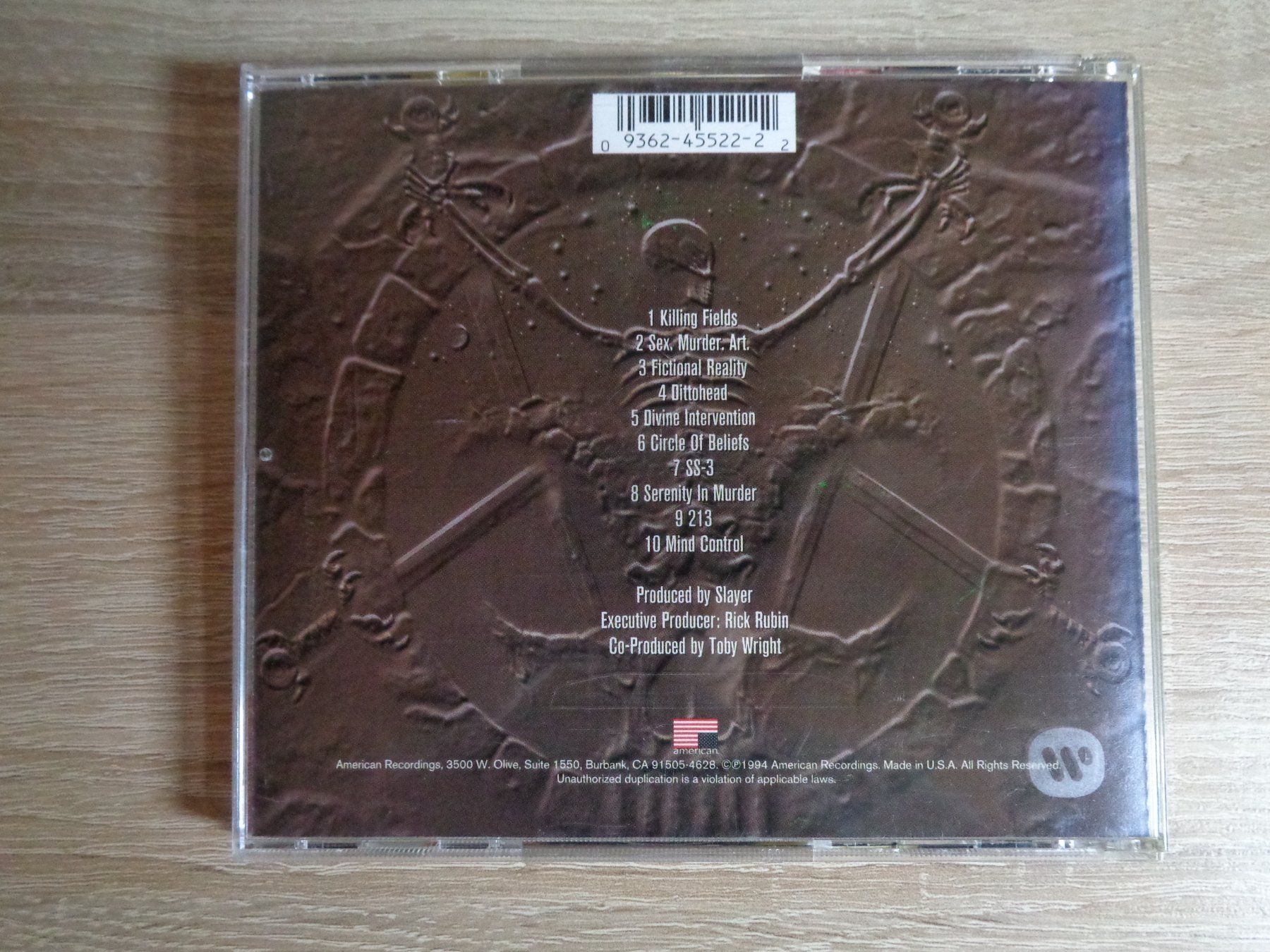 CD: SLAYER - DIVINE INTERVENTION – Usato da Weiningen ZH venduto da Princebebe 2