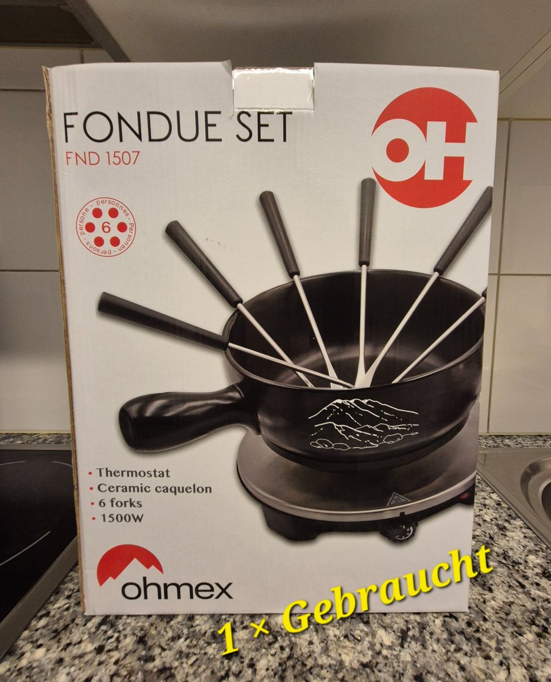 Elettrodomestici da cucina: Fondue Set & Sandwich Toaster – Nuovo (secondo la descrizione) da Mellingen venduto da Loewe2006 3