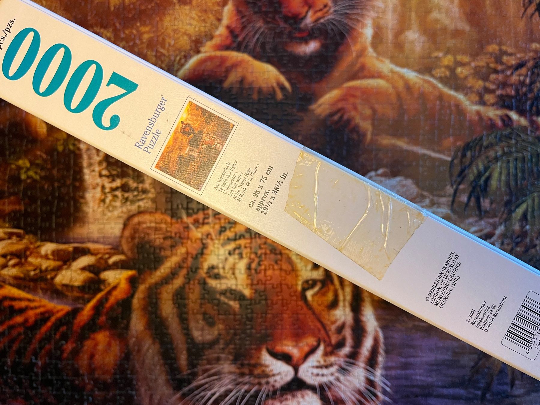 Ravensburger Puzzles: Ravensburger Puzzle Tiger 2000 Teile – Gebraucht aus Zürich von Gurkis 2