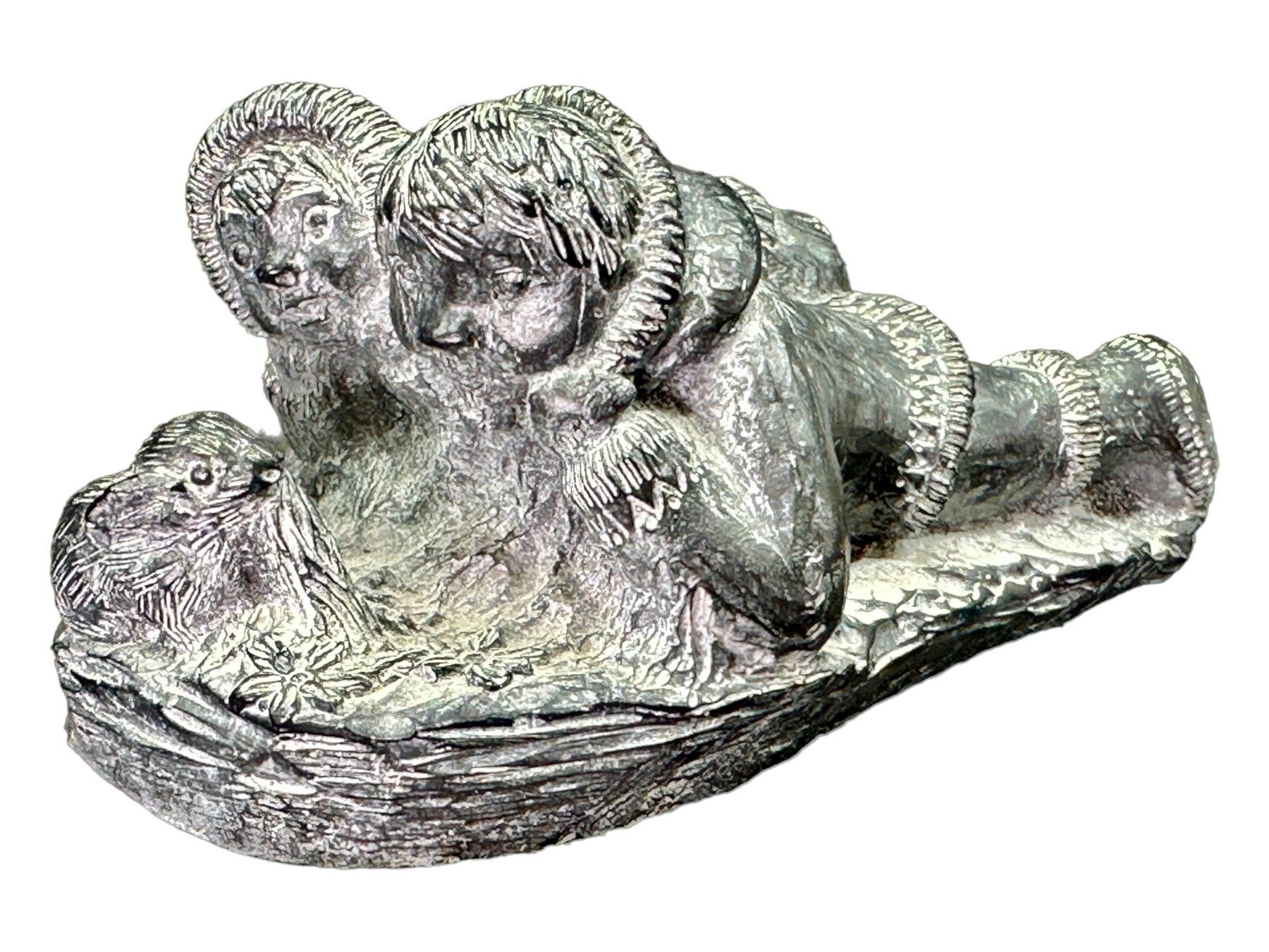 Sculture & Statue: WOLF sculpture inuite originale en stéatite. Canada – Usato da Morges venduto da magicle 8