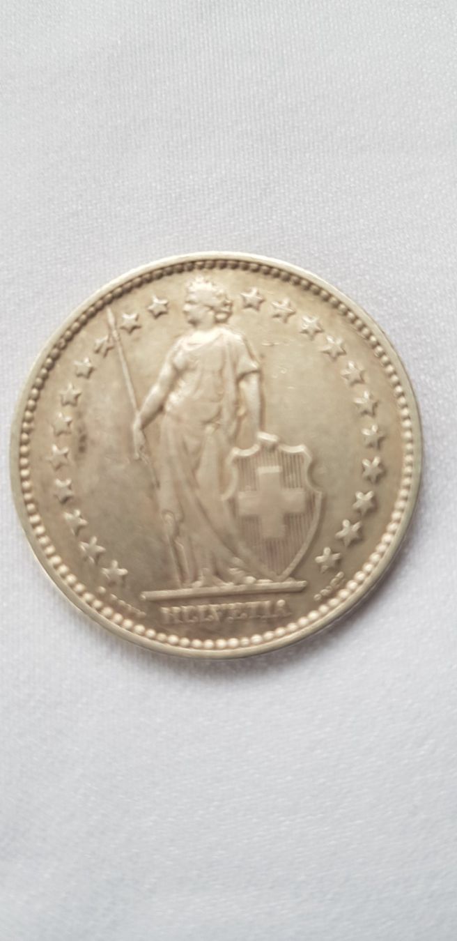 Alle Münzen: 2 Franken 1901 Schweiz – Gebraucht aus Dällikon von Toyfan 3