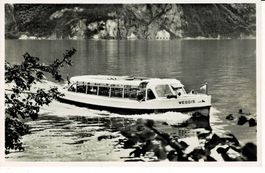 Clement & Ziegler MATTGRAT mit Schiff Weggis ca 1930!