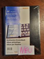 Briefmarken Einsteck-Album 32 Seiten schwarz-NEU