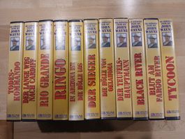 11 John Wayne VHS Filme Western Klassiker Collection