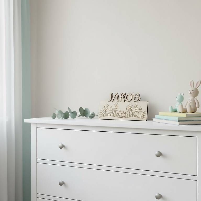 Tutte le decorazioni: Namensschild personalisiert "WALD" – Nuovo e nell'imballaggio originale da Glis venduto da KubEmma.ch 2
