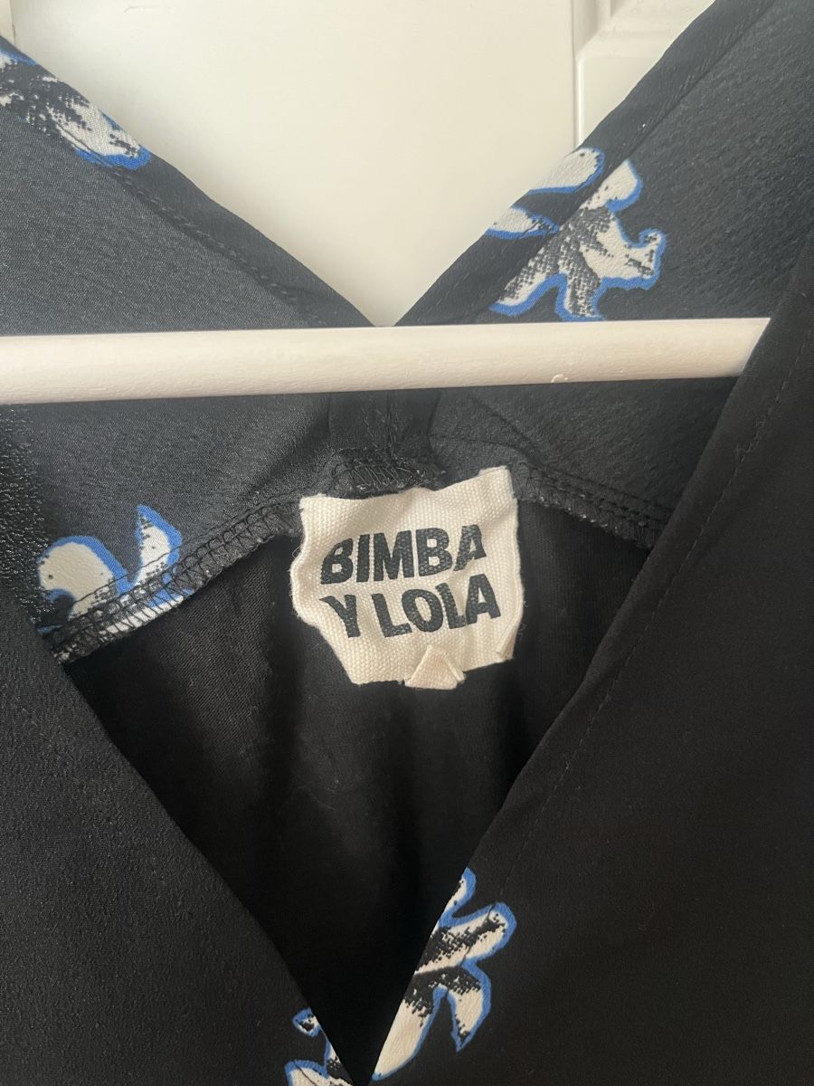 Camicette: Bluse BIMBA Y LOLA Blumenmuster Schwarz Grösse S – Usato da Riehen venduto da SalomeTramer 1