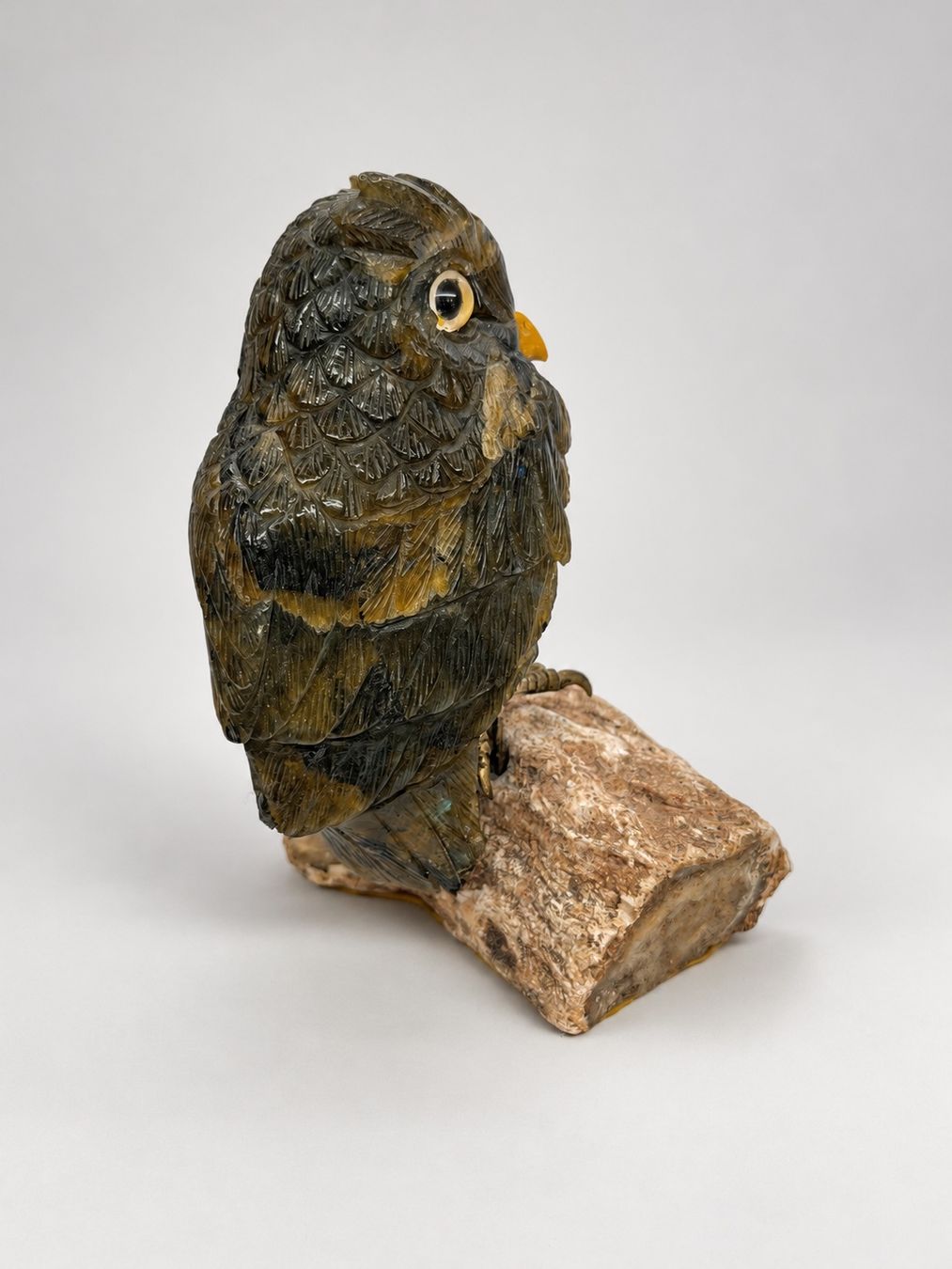 Figurines: Edle Labradorit-Eule (Manfred Wild / Idar-Oberstein) – D'occasion à Luzern par jd111111 5