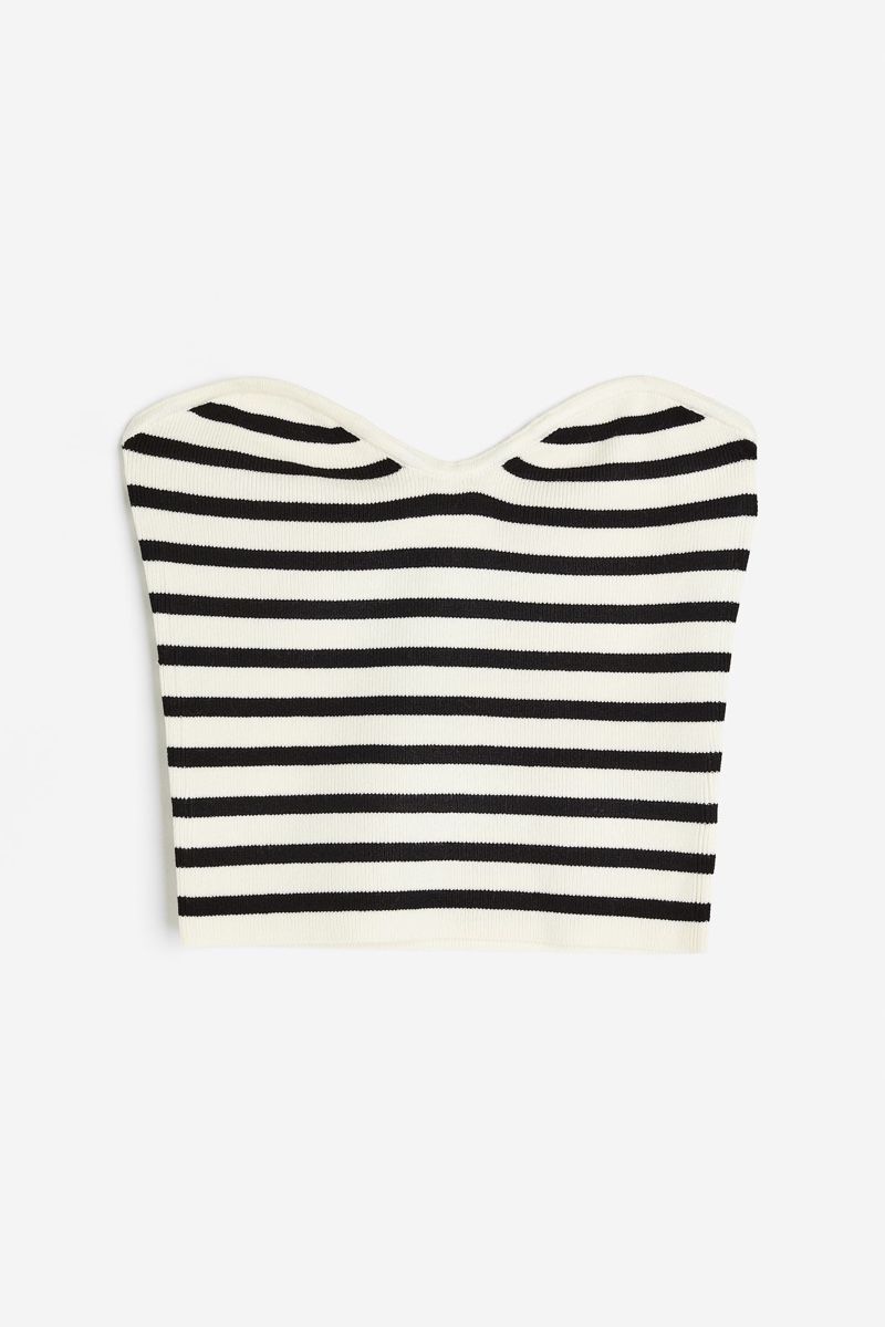 H&M Tops: H&M Tube Top in Rippstrick S – D'occasion à Rümlang par svent
