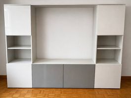 IKEA BESTÅ Wohnwand / Stauraumlösung240(60/120/60) cm breit