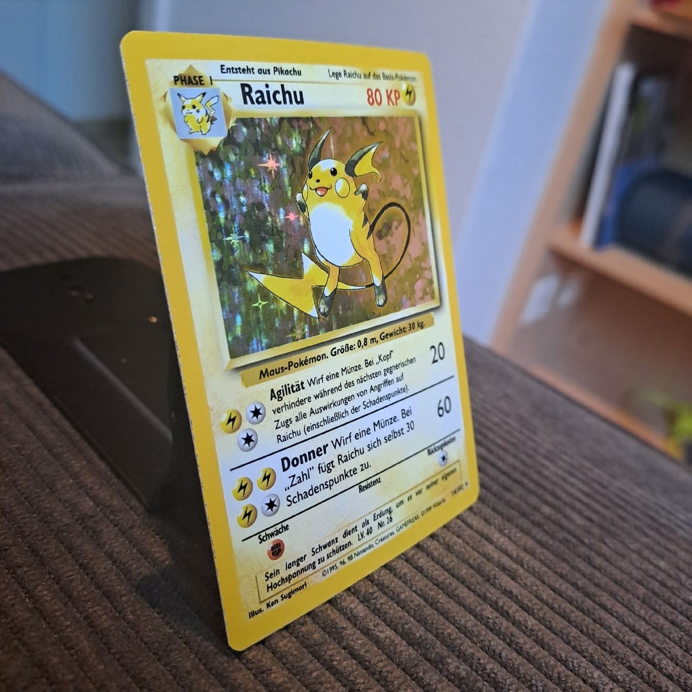 Pokémon Sammelbilder & Trading cards: Raichu Holo, Base Set 14/102 – Neu (gemäss Beschreibung) aus Düdingen von Ruge91 1
