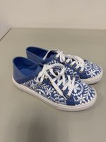 Aldo Sneaker, Gr. 36, Blau mit Blumenmuster, Top Zustand!