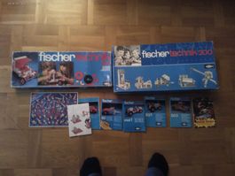 Fischer Technik 200+300, Vintage Baukasten !