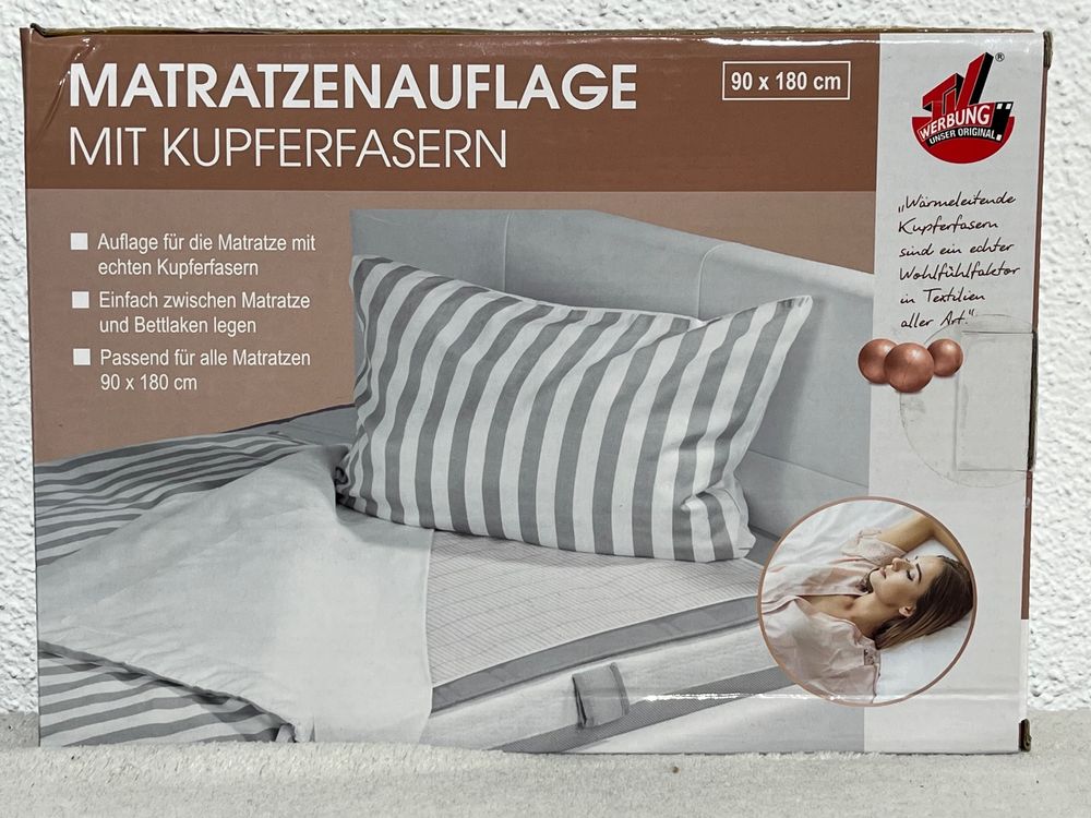 TEMPUR Matratzenauflage 90x190cm - 3cm Dick Für Besseren Schlaf & Druckentlastung