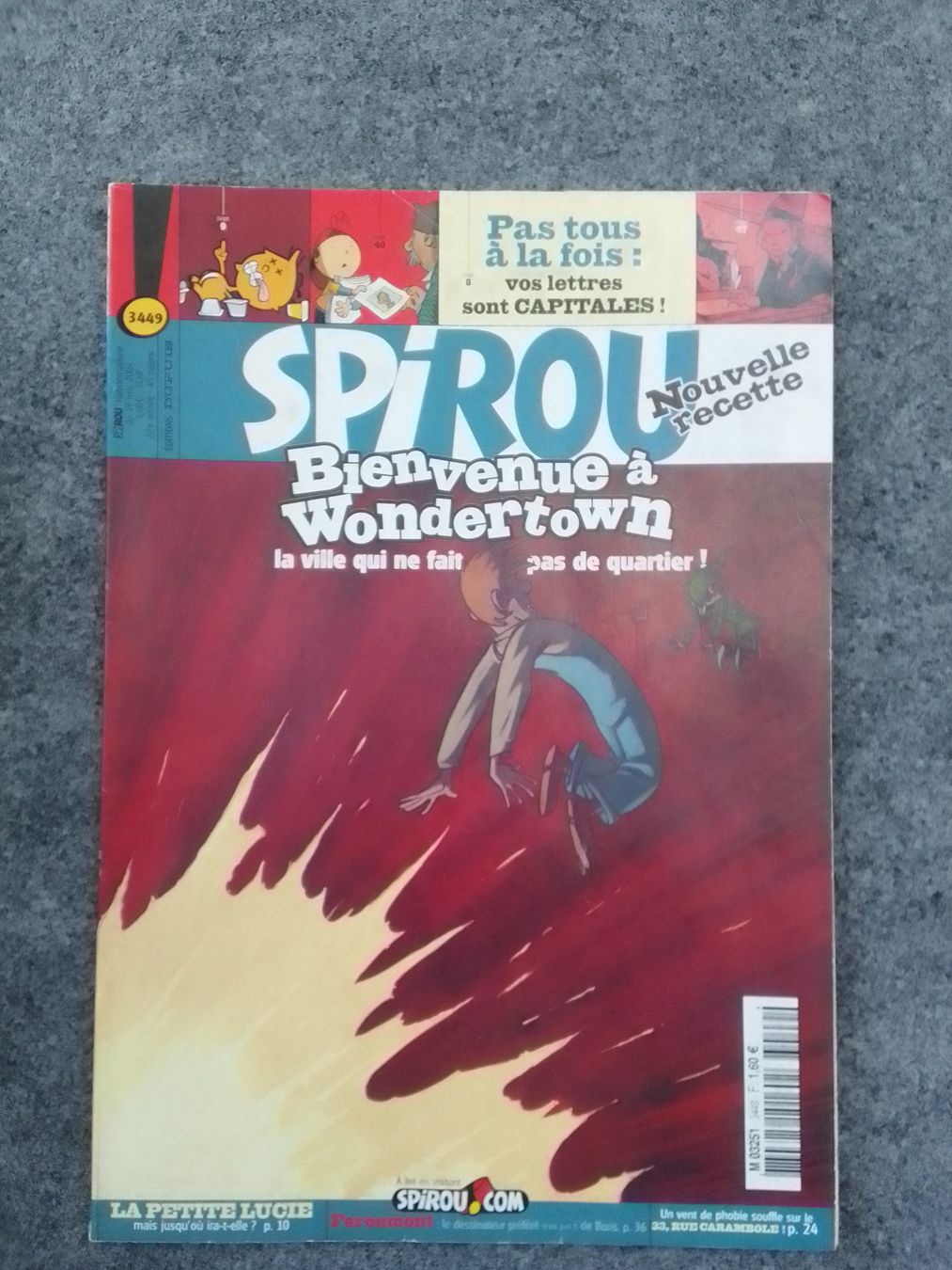 Fumetti: Spirou Bienvenue à Wondertown 3449 – Usato da Préverenges venduto da gga_f9hf