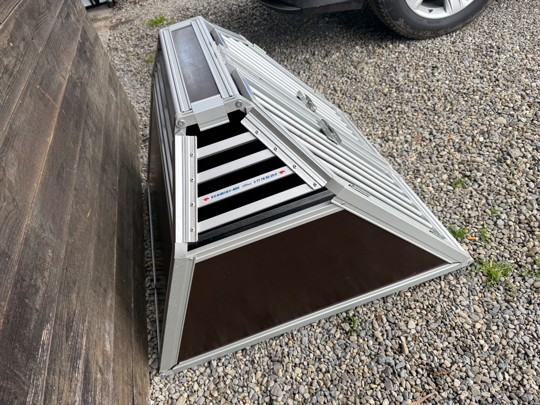 Gabbie, trasporto & Sicurezza: Schmid Hundebox / Doppelbox T98 B93 H67 – Usato da Küssnacht am Rigi venduto da YKCUL 3