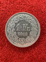 1 Franken 1943 B Silber Münze (835er)