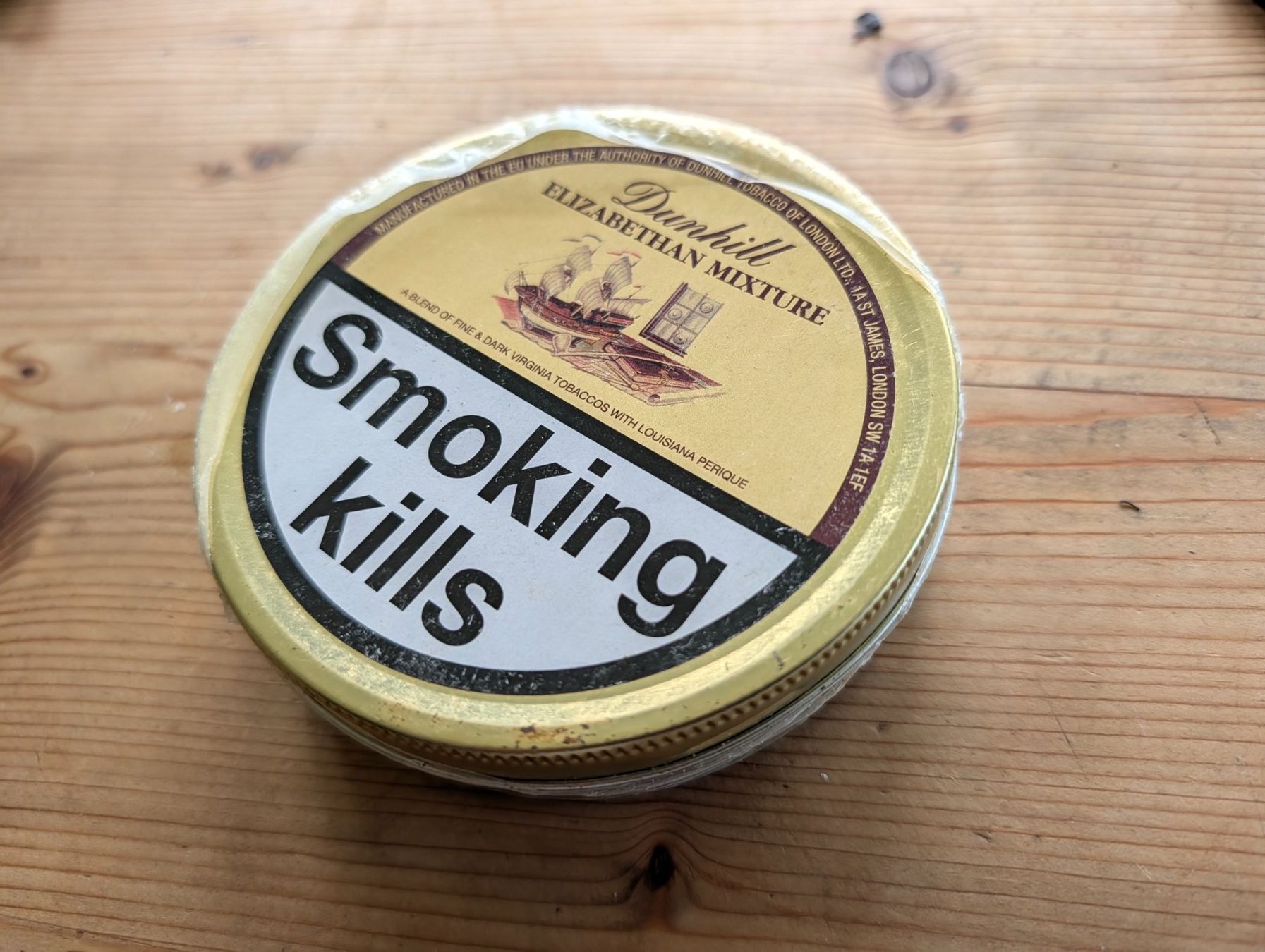 Dunhill Tabak: Dunhill Elizabethan Mixture 11 jährig!! – Gebraucht aus appenzell von ftm5914