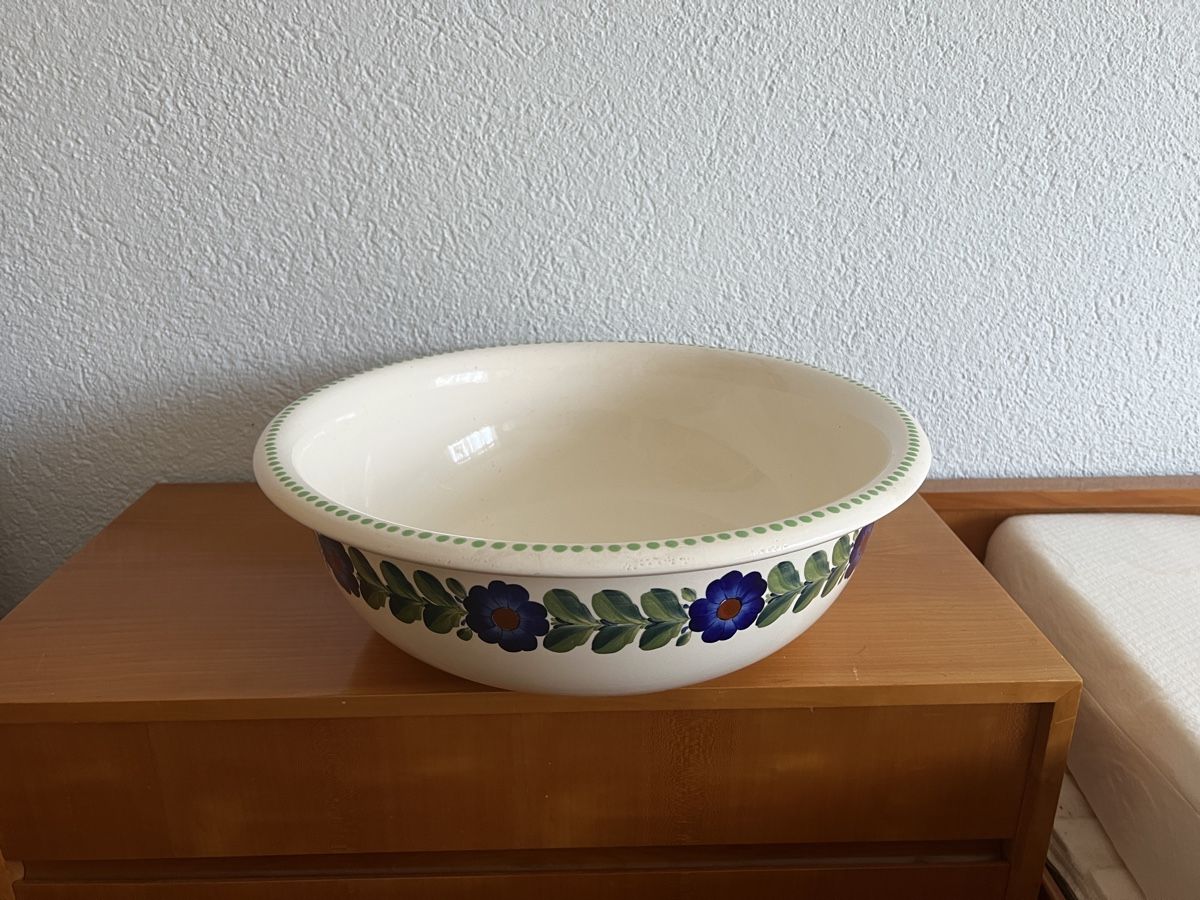 Schalen: Krug und Schale Vintage handgemalt – Gebraucht aus Neuenegg von Magosaurus 1